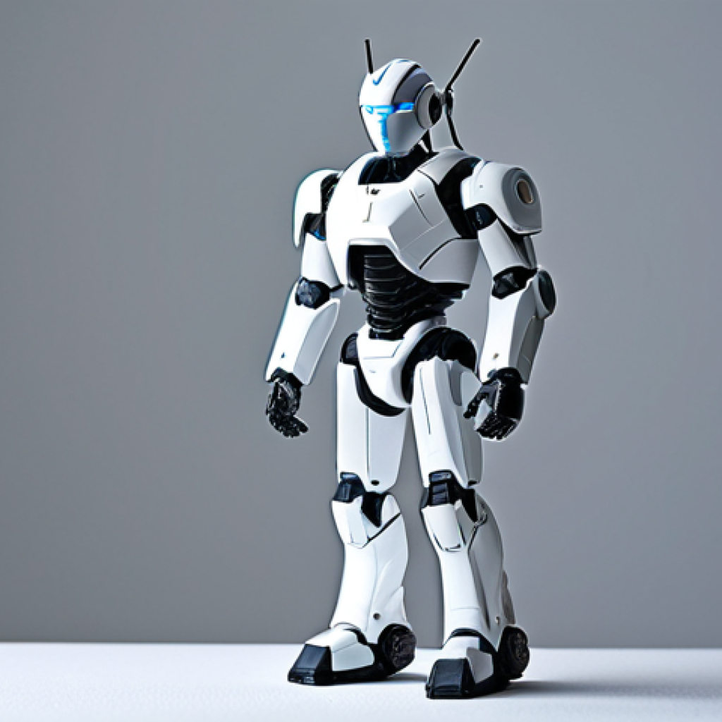 **

"A 3D printed PLA model of a toy robot on a desk, fully clothed, appropriate content, safe for work, well-formed plastic, professional studio lighting, clean background, perfect anatomy, natural proportions, professional, family-friendly."

**