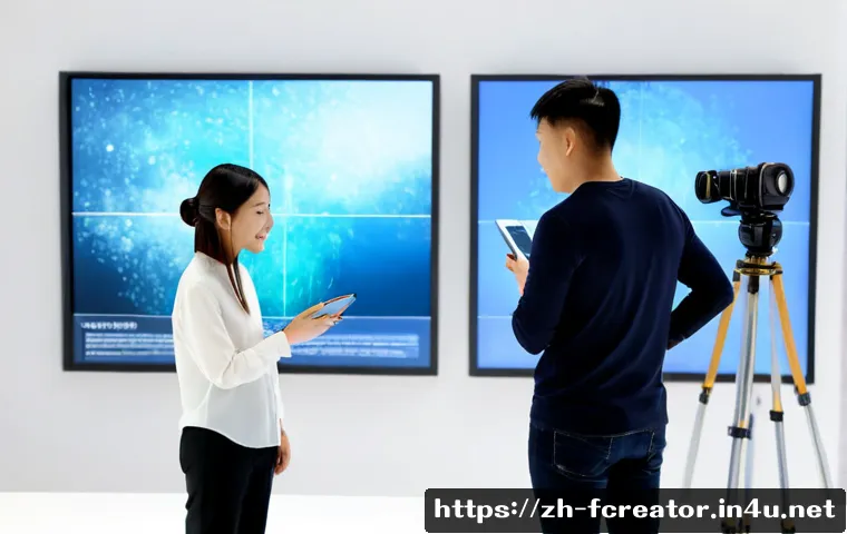 미래 크리에이터의 리더십 역할 - Photorealistic future-focused creative leader guiding a diverse young team in a bright modern studio...